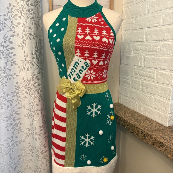 No Boundaries Dresses & Skirts - Christmas sweater dress women’s small